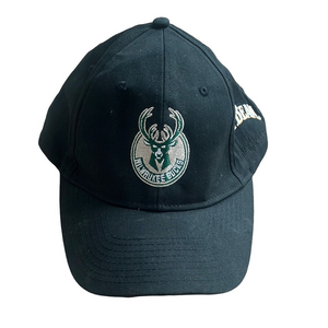 Milwaukee Bucks logo Black baseball Cap-unisex